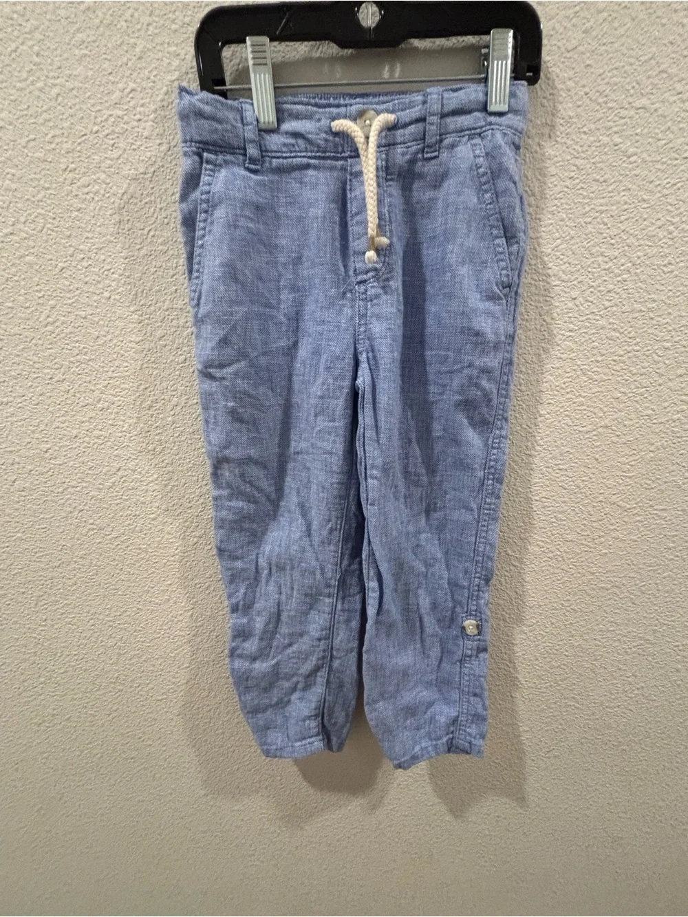 Gymboree Light Blue Drawstring Jogger Pants